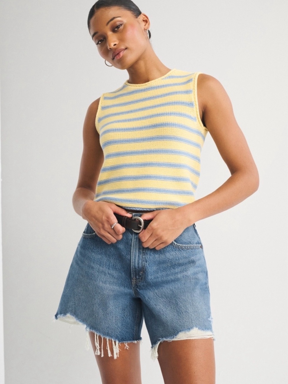 Abercrombie Curve Love High Rise Loose Short